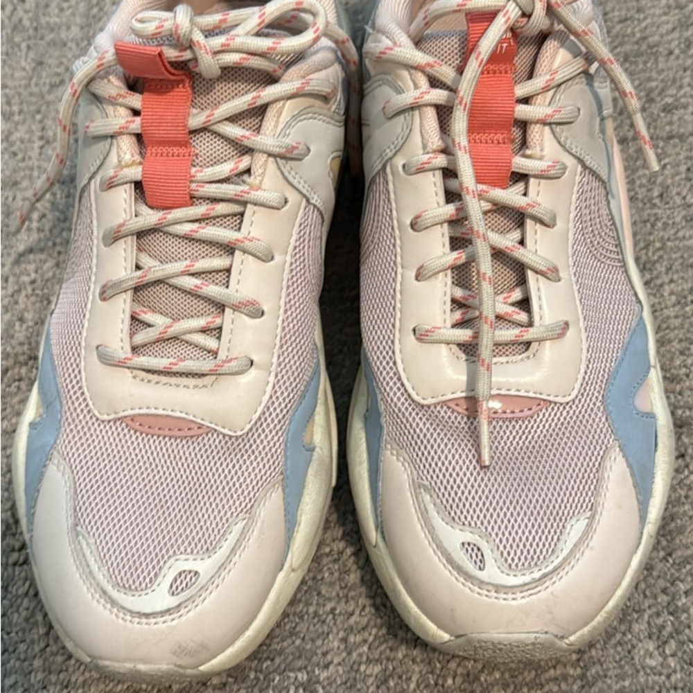 Stylish Women's Sneakers in Pink and Blue